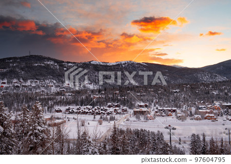 Breckenridge, Colorado, USA Skyline in Winter Breckenridge, Colorado, USA Skyline in Winter 97604795