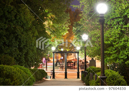 Historic Archway at Night 97604830