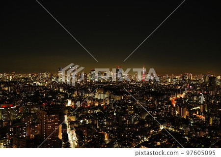 night view of tokyo, japan, night view, night, ebisu, tower, building, city, road, light, landscape, light night view of tokyo, japan, night view, night, ebisu, tower, building, city, road, light, landscape, light 97605095