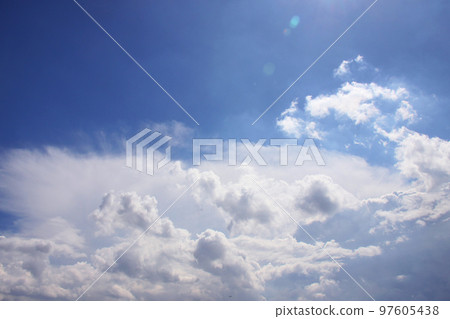 Cumulonimbus and blue sky in Sao Paulo, Brazil Cumulonimbus and blue sky in Sao Paulo, Brazil 97605438