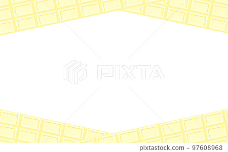 white chocolate frame white chocolate frame 97608968