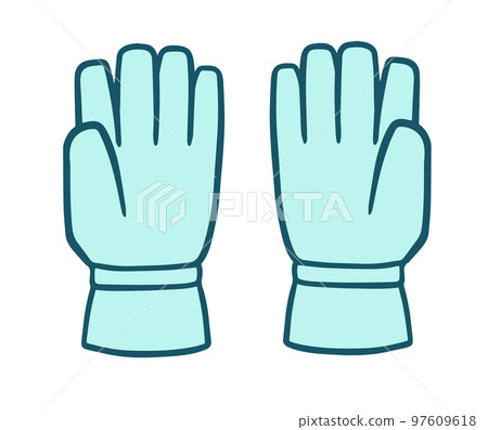 glove, ski, snowboard glove, palmar, blue glove, ski, snowboard glove, palmar, blue 97609618