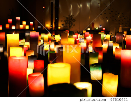 七彩燭光(蠟燭火焰/夜間火) 七彩燭光(蠟燭火焰/夜間火) 97610421