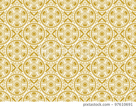 Asian pattern 16 (gold) Asian pattern 16 (gold) 97610691