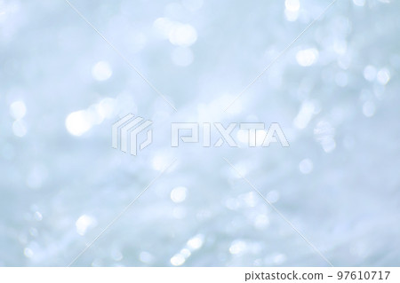 light blue bokeh 97610717