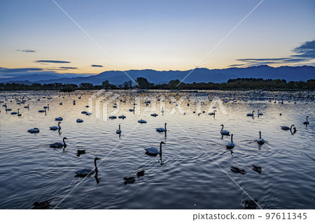 Niigata Lake Hyoko at dawn Niigata Lake Hyoko at dawn 97611345