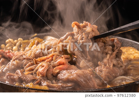 Sukiyaki, beef pot Sukiyaki, beef pot 97612380