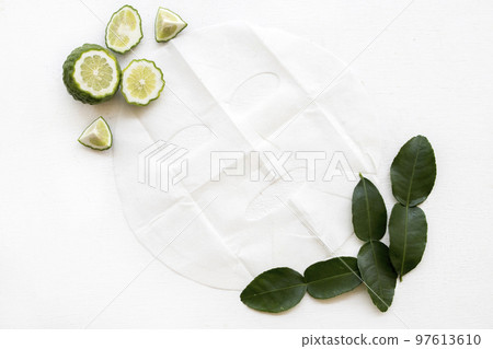 natural sheet mask health care for skin face extract vegetable kiffir lime  97613610