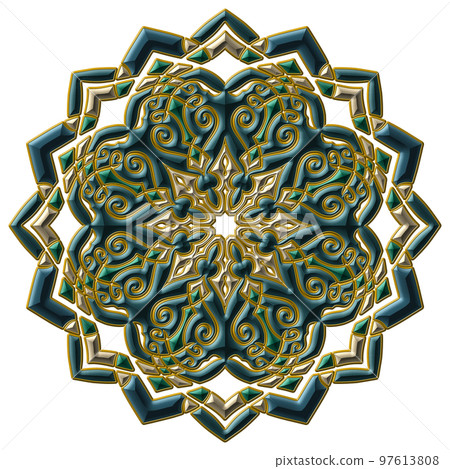 曼陀羅藝術(珠寶款式、幾何圖案、沉穩) 曼陀羅藝術(珠寶款式、幾何圖案、沉穩) 97613808