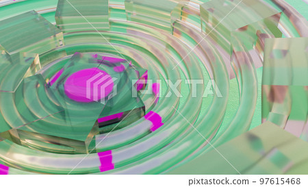 Abstract background. Geometry color shapes. 3d render Abstract background. Geometry color shapes. 3d render 97615468