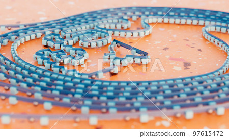 Abstract background. Geometry color shapes. 3d render Abstract background. Geometry color shapes. 3d render 97615472