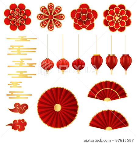 Chinese Lunar New Year Set Chinese Lunar New Year Set 97615597