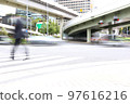 under the highway junction overpass 97616216