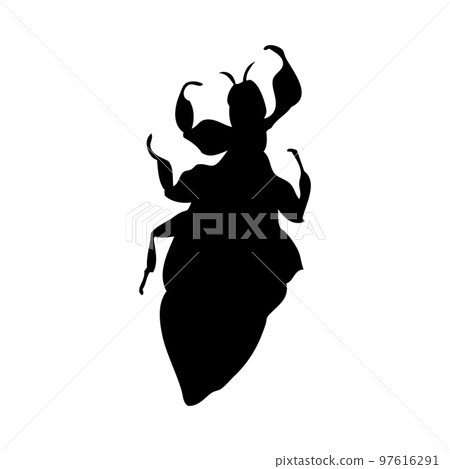 Mantis Silhouette Mantis Silhouette 97616291