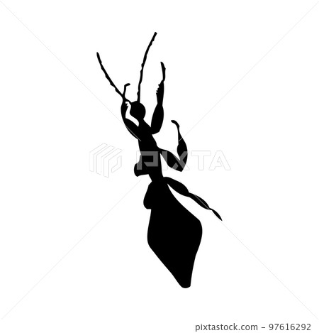 Mantis Silhouette 97616292