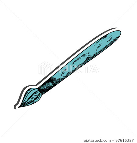 Paintbrush Sticker 97616387