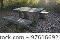 stone table and bench 97616692