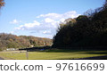 Autumn sky and mountain 97616699