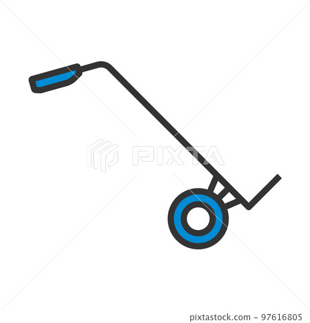 Warehouse Trolley Icon Warehouse Trolley Icon 97616805