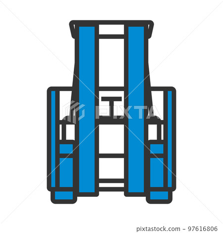 Warehouse Forklift Icon Warehouse Forklift Icon 97616806