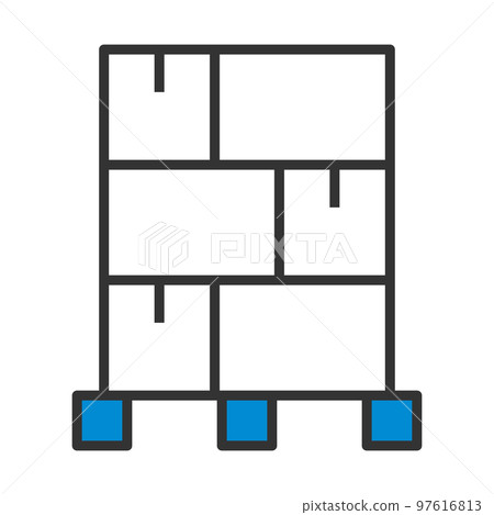 Cardboard Package Box Icon Cardboard Package Box Icon 97616813