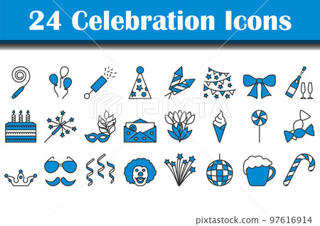 Celebration Icon Set 97616914