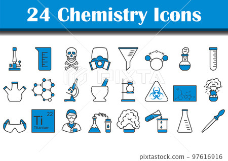 Chemistry Icon Set 97616916