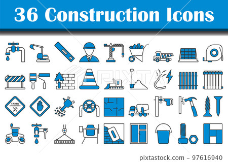 Construction Icon Set 97616940