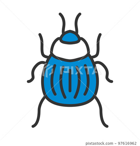Colorado Beetle Icon 97616962