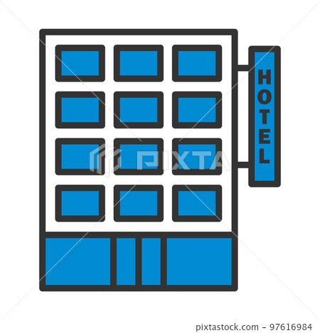 Hotel Building Icon Hotel Building Icon 97616984