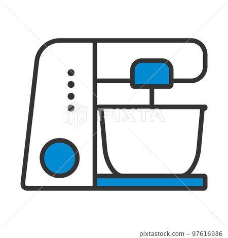 Kitchen Food Processor Icon 97616986