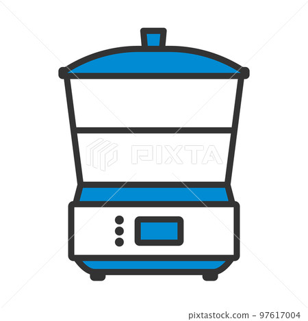 Kitchen Steam Cooker Icon 97617004