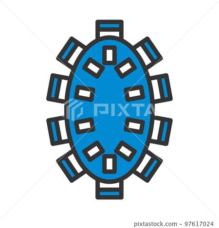 Negotiating Table Icon Negotiating Table Icon 97617024