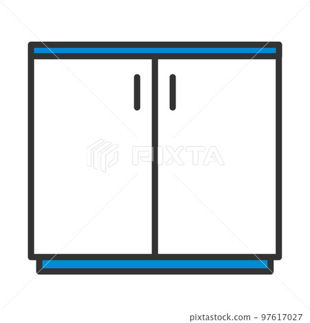 Office Cabinet Icon Office Cabinet Icon 97617027