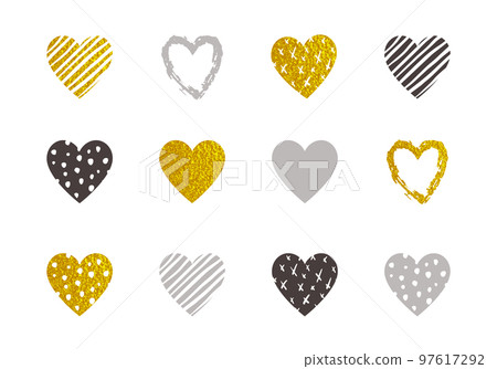 Heart symbol vector illustration icon set Heart symbol vector illustration icon set 97617292