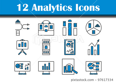 Analytics Icon Set 97617334