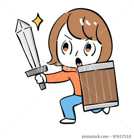 Woman Sword Motivation Woman Sword Motivation 97617518