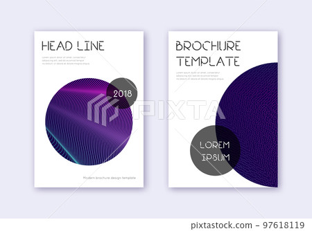 Trendy cover design template set. Neon abstract lines on dark blue background. Fresh cover design. Juicy catalog, poster, book template etc. Trendy cover design template set. Neon abstract lines on dark blue background. Fresh cover design. Juicy catalog, poster, book template etc. 97618119