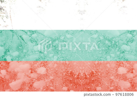 Defocus cold winter in Bulgaria. The concept of the energy crisis and the increasing demand for electricity. Bulgaria flag snow holiday. Out of focus Defocus cold winter in Bulgaria. The concept of the energy crisis and the increasing demand for electricity. Bulgaria flag snow holiday. Out of focus 97618806