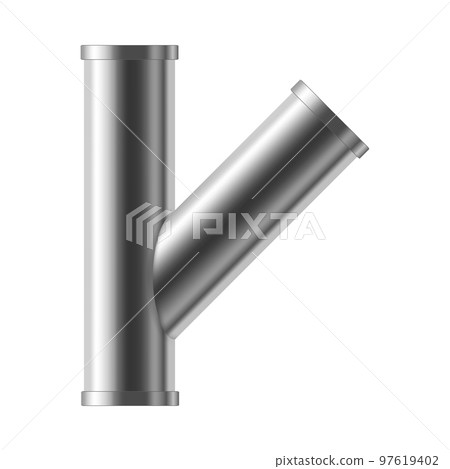 Pipe Intersection Realistic Composition 97619402