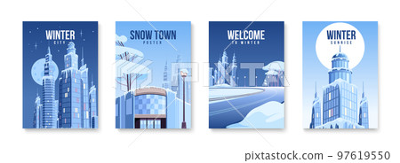 Ice Snow Town Posters 97619550