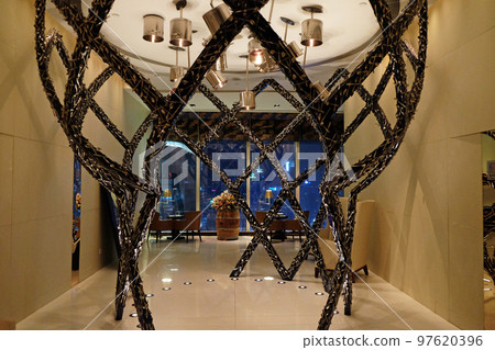 Trendy restaurant in Shanghai, China Trendy restaurant in Shanghai, China 97620396