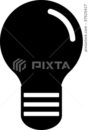發光燈泡的簡單插圖 發光燈泡的簡單插圖 97620427