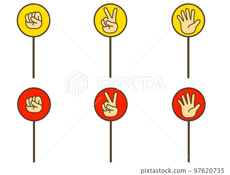 剪刀石頭布的插圖 97620735