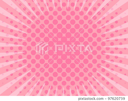 流行集中線背景圖粉紅色 97620739