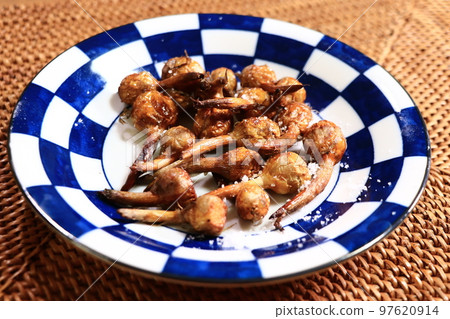 Deep-fried small mulberry 97620914