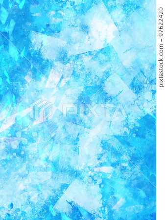 Fantastic light blue watercolor texture background 97622420
