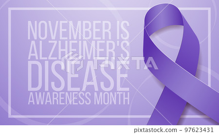 Alzheimers disease awareness month concept. 97623431