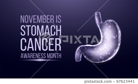 Stomach Cancer Awareness Month concept. Stomach Cancer Awareness Month concept. 97623441