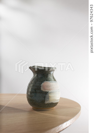 Jar ceramics Japanese style 97624343